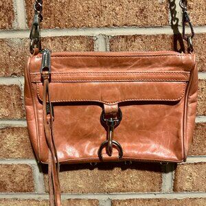 Rebecca Minkoff Pink Leather Mini M.A.C. Crossbody Handbag